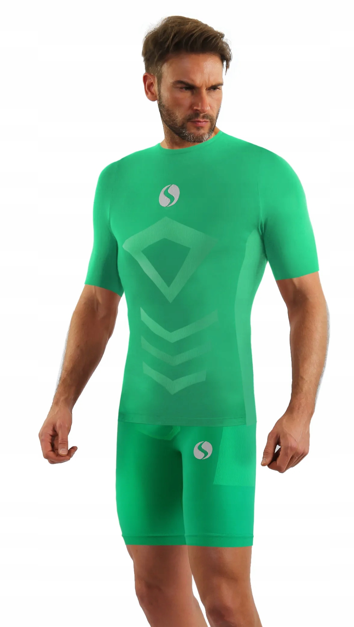 Sesto Senso Pánský krátký komplet Thermo CL39 CL41 Zelená L/XL