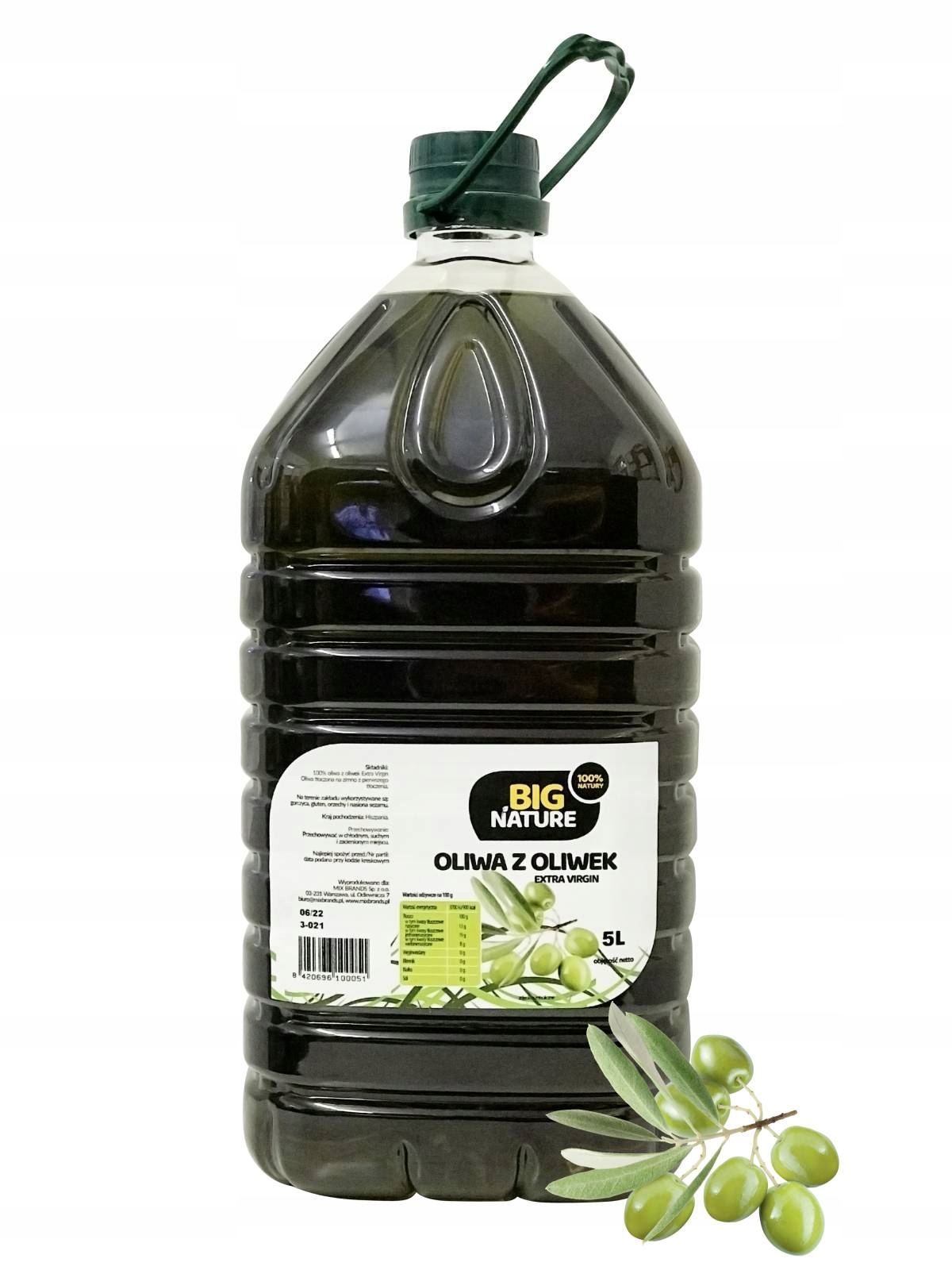 Levně Extra Panenský Olivový Olej 5 L