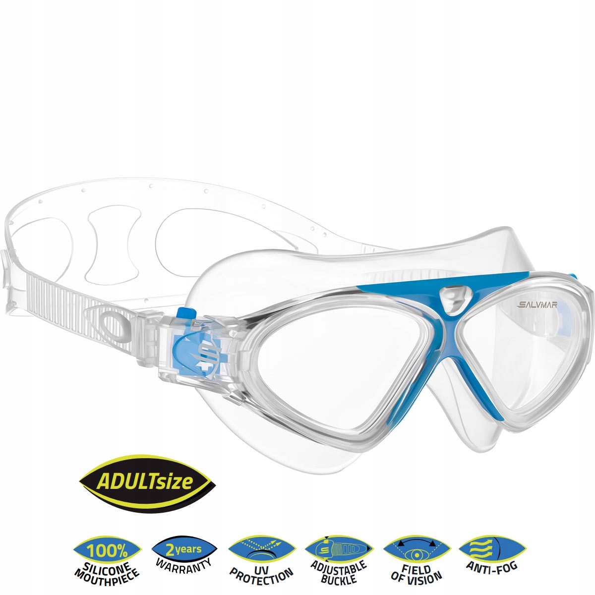 Salvimar Okulary Pływackie gogle do pływania snorkeling Freedom Antifog Uv