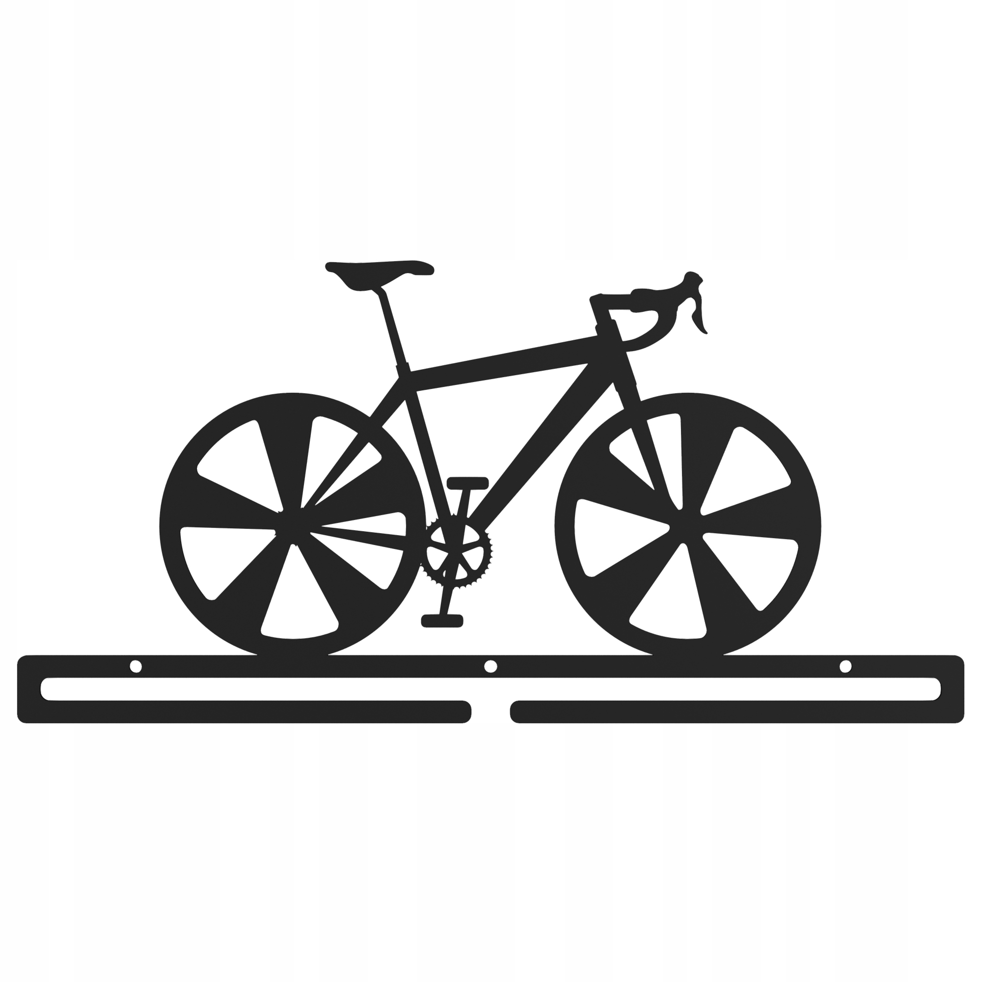 Pevný kovový věšák na medaile pro děti Kolarz Mtb Šosa černý