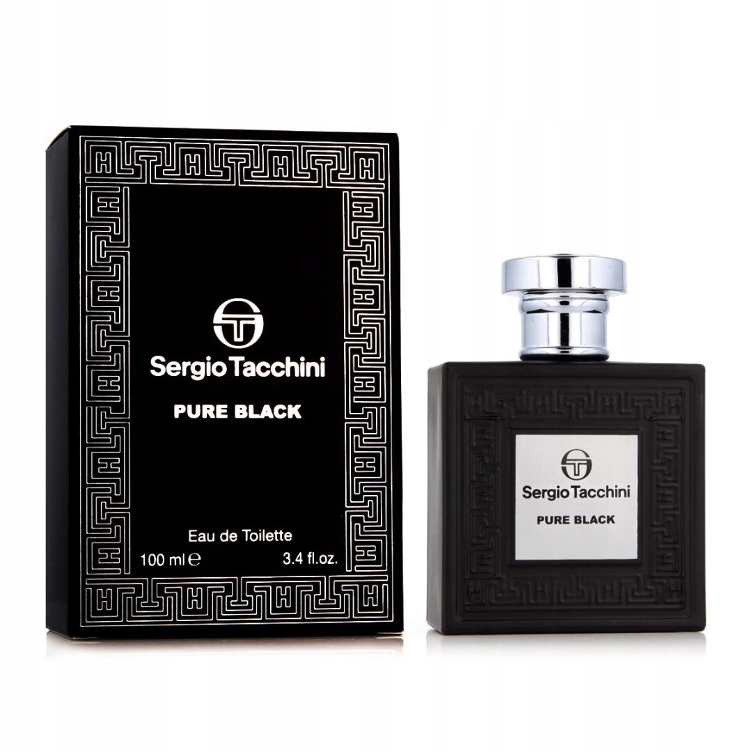 Parfém pro muže Sergio Tacchini Edt Pure Black 100 ml