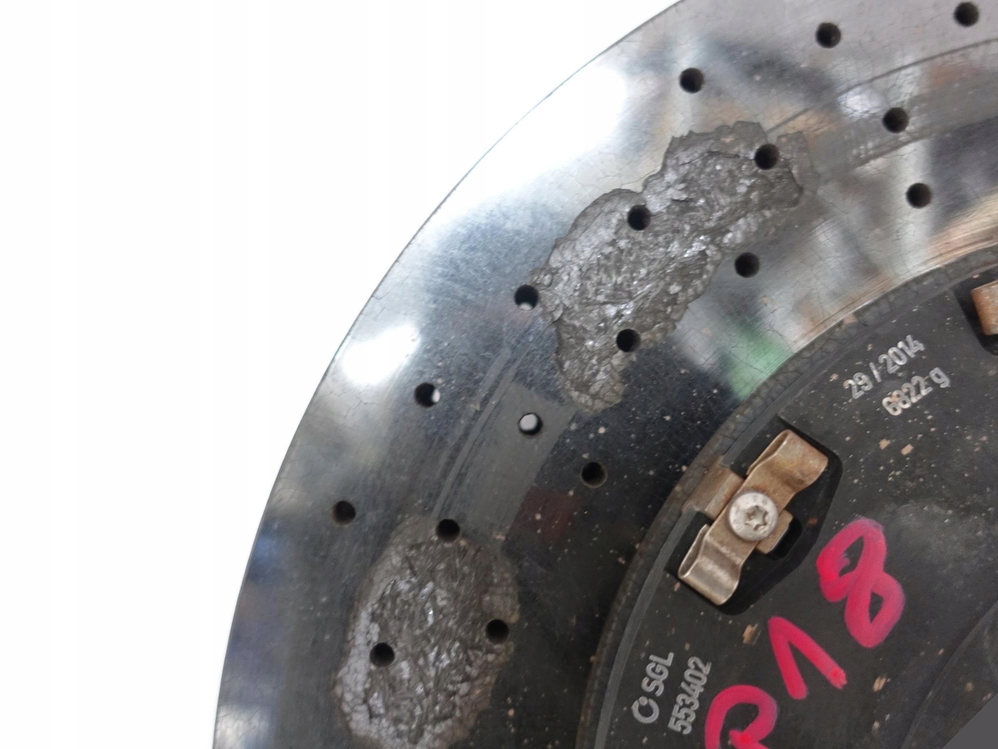 PORSCHE 991 TURBO disc CERAMICZNA front right