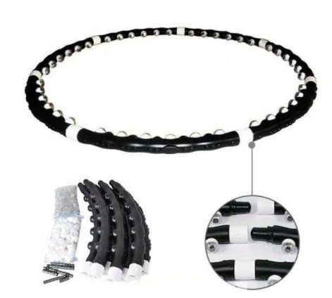 HULA HOP HOOP MAGNETYCZNE Z MASAŻEREM ODCHUDZAJĄCE Cechy dodatkowe składane