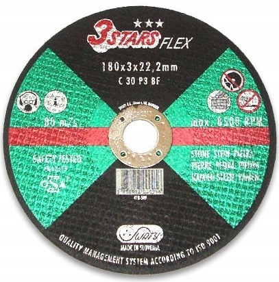 Tarcza 180x3x22,2mm do cięcia betonu 3STARS