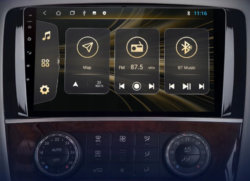 RADIO ANDROID MERCEDES BENZ KLASA R 2005-2017 GPS Rodzaje odtwarzanych nośników USB