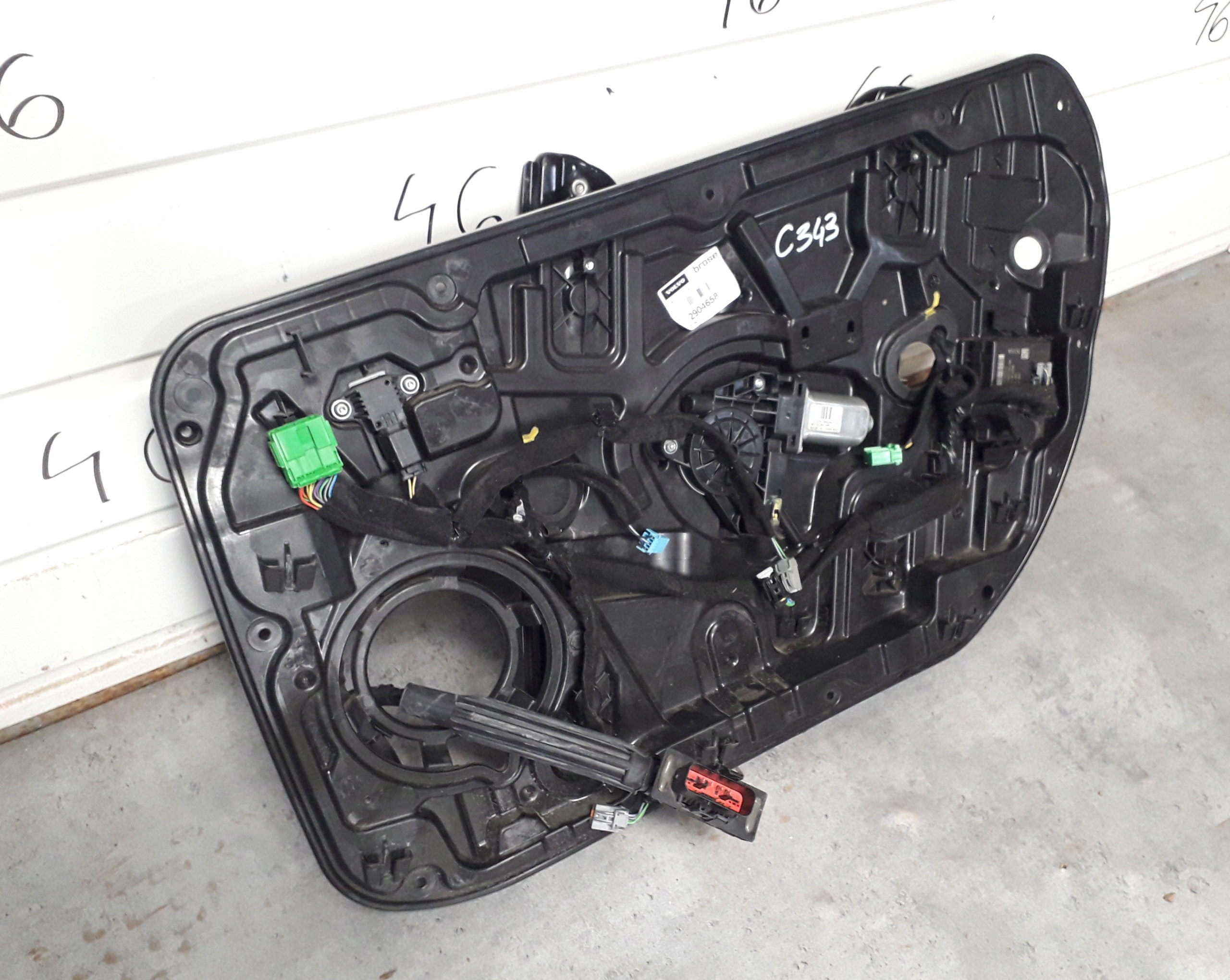 VOLVO V40 II PODNOŚNIK SZYBY PRZÓD PRAWY KPL. Producent części Volvo OE