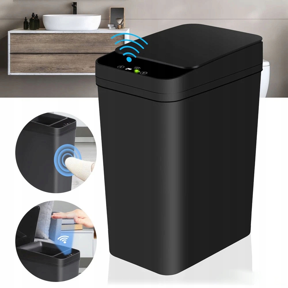 Levně Bezdotykový Automatický Odpadkový Koš 12L Hygienický Senzor Pohybu