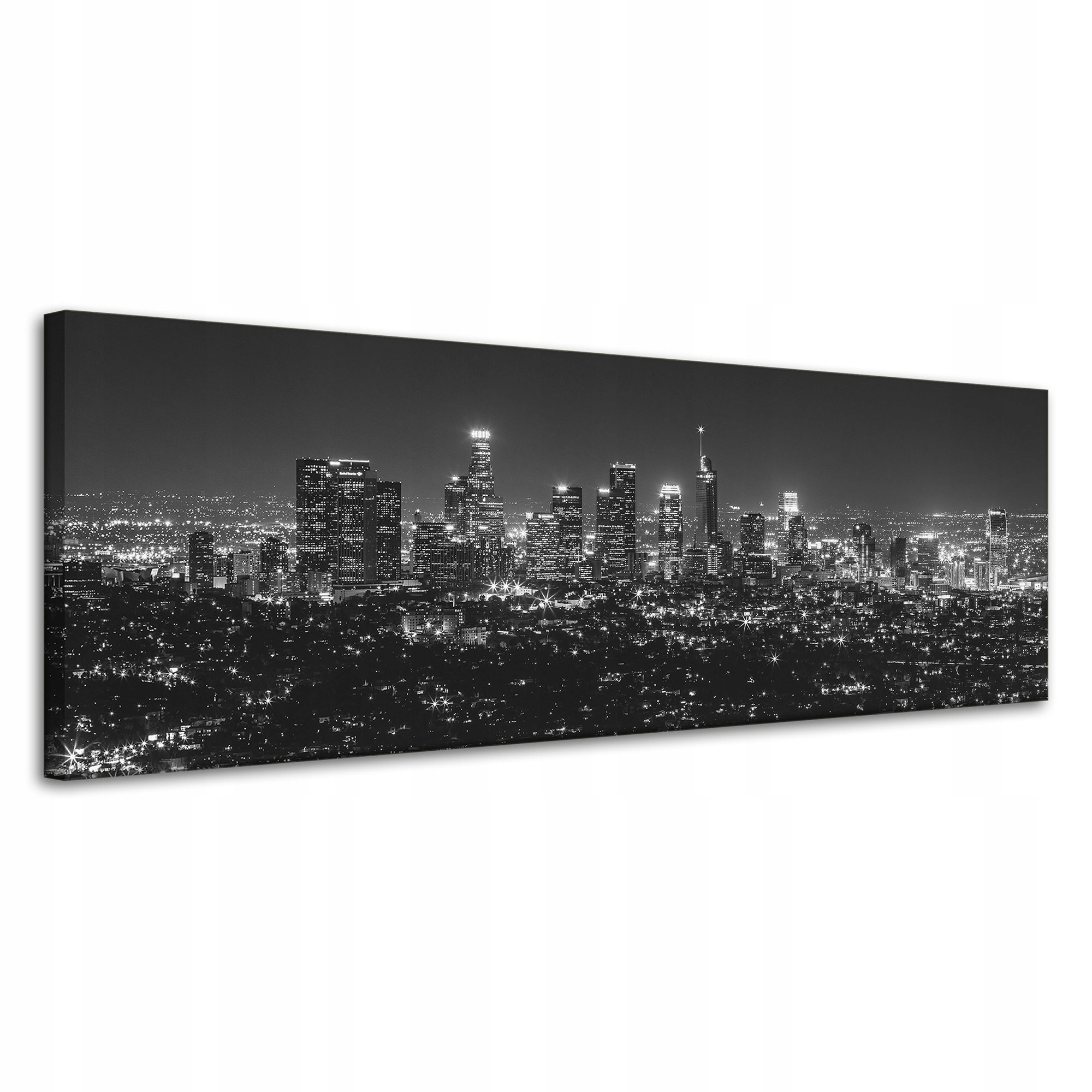 Obrazy na plátně Los Angeles černobílé 120x40