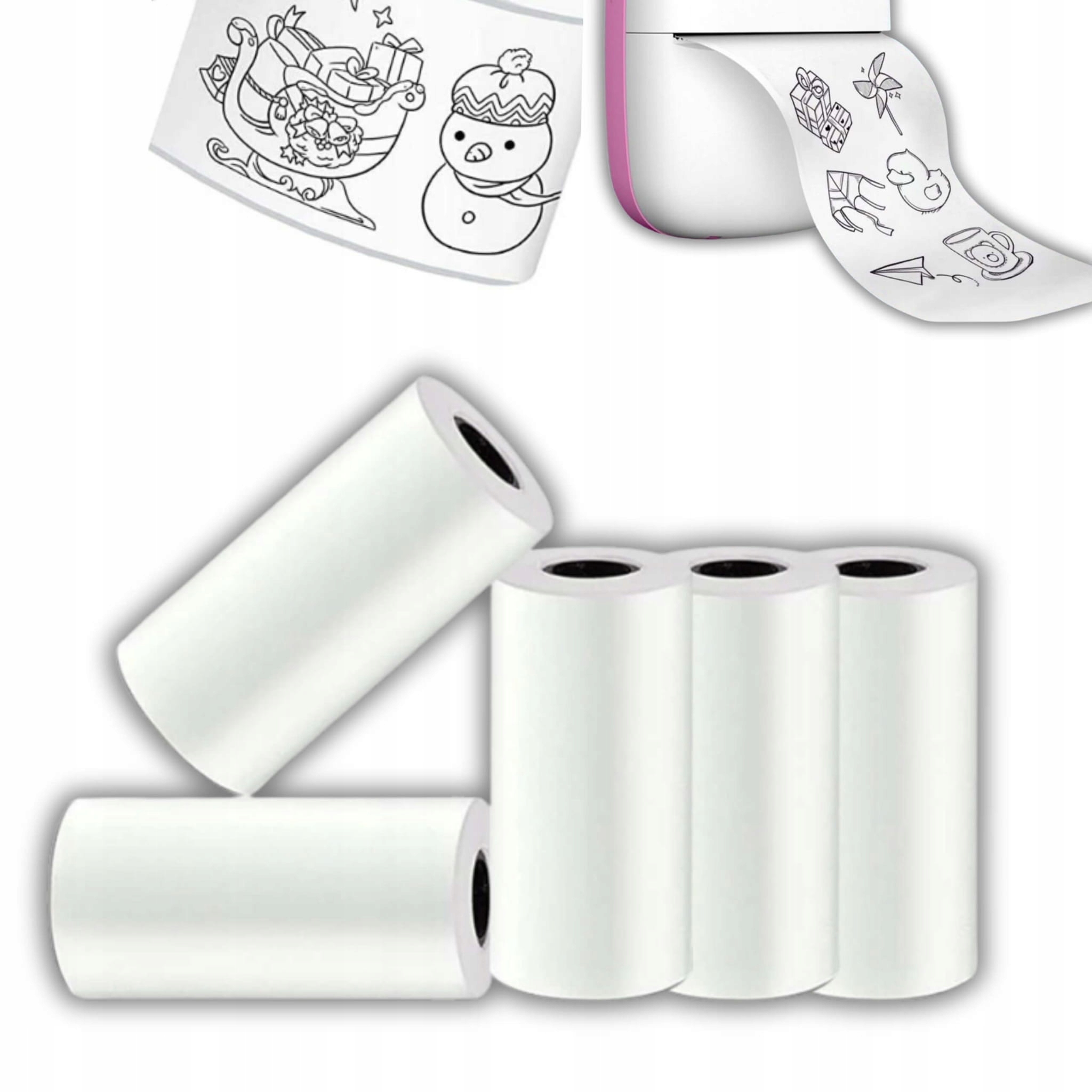 5x ROLKA TERMICZNA PAPIER TERMICZNY DO DRUKUŚ / 2.0 | WKŁADY ROLKI 5 SZTUK