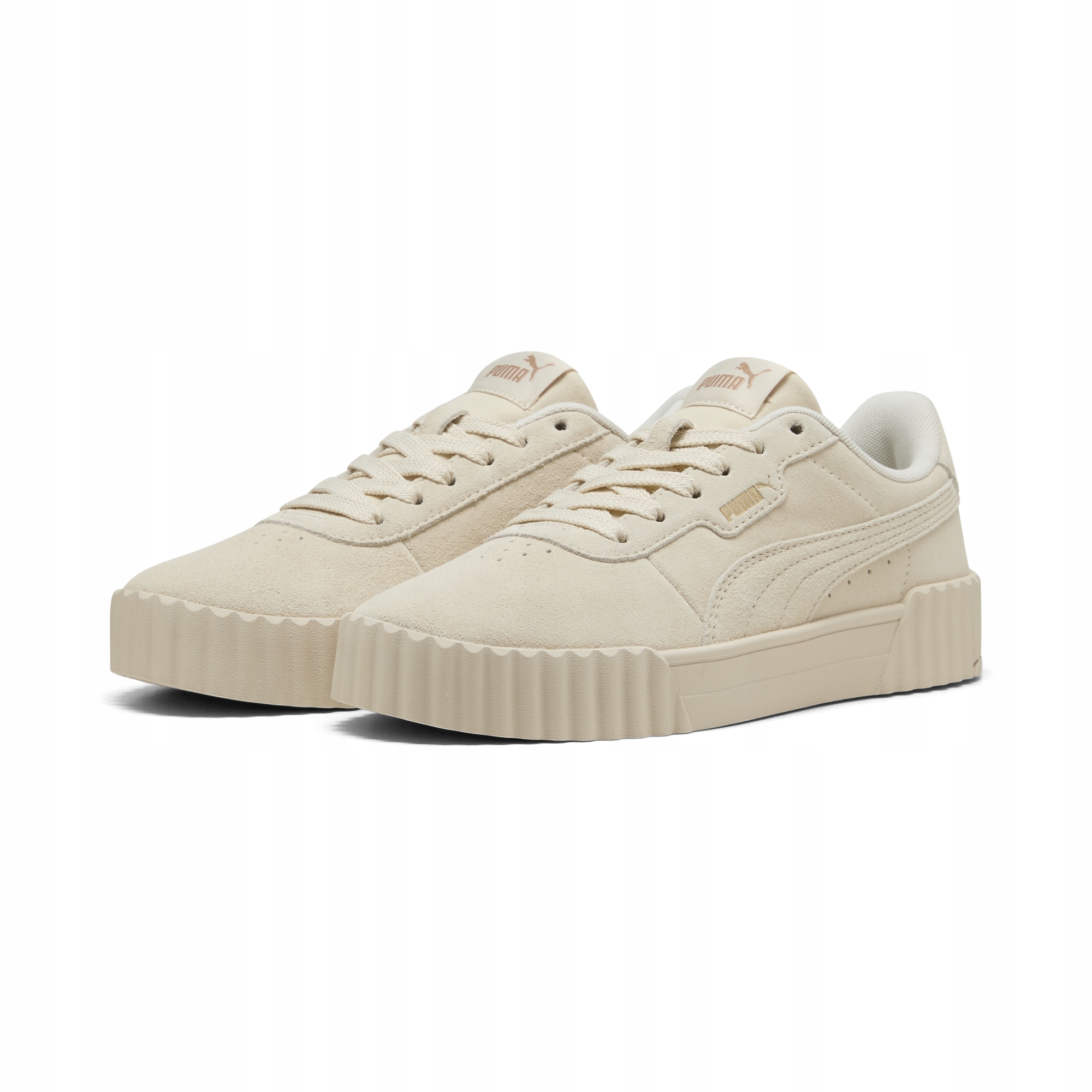 Dámské sportovní boty Puma Carina 3.0 Sd 40072103 béžové semišové 37.5
