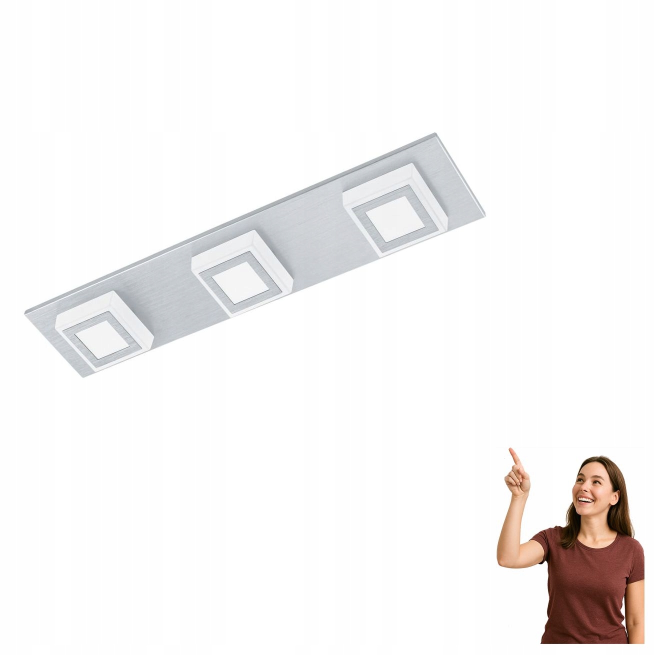 Led stropná lampa 3x3,3W Masiano 94507 Eglo