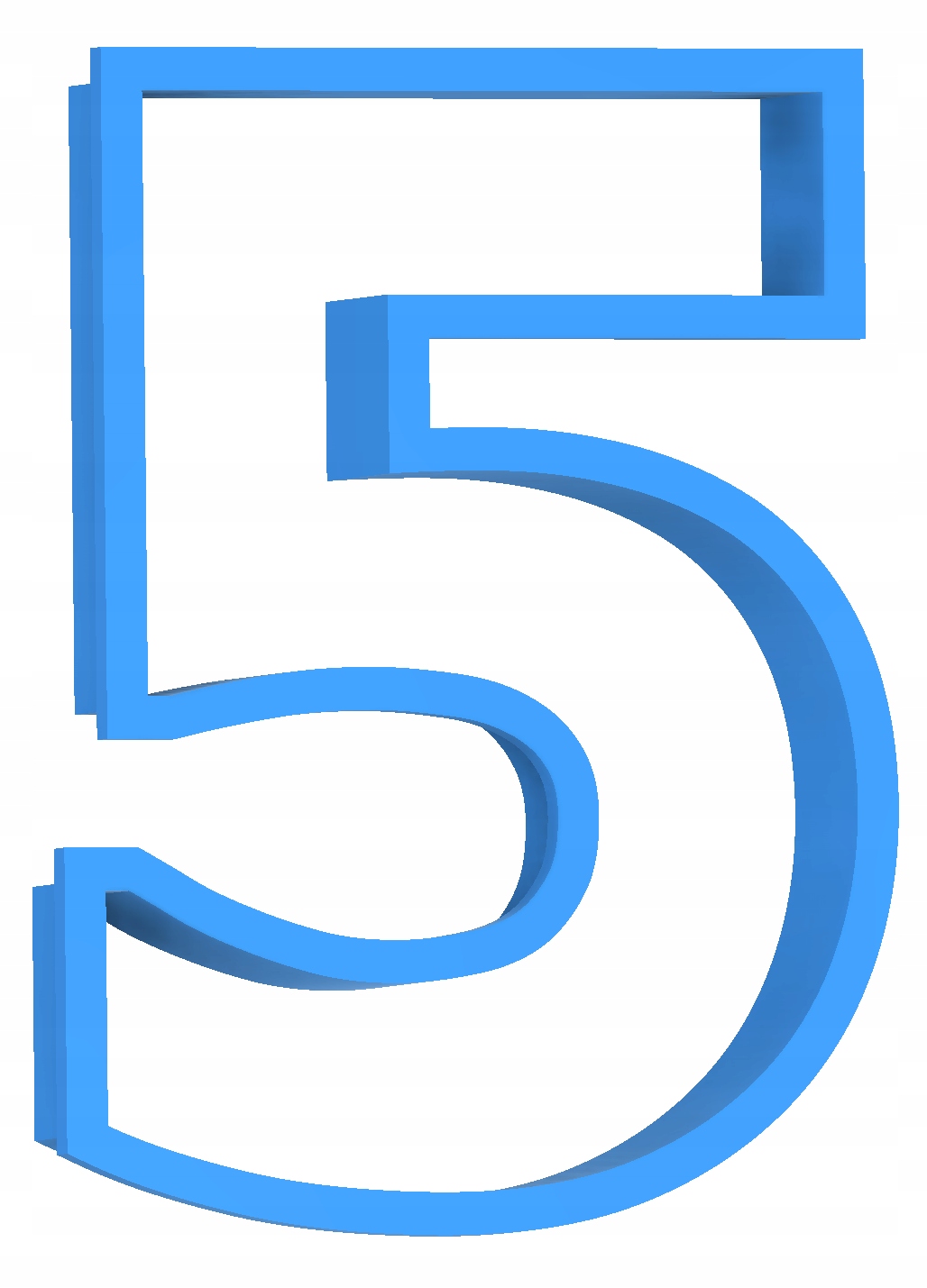 

Foremka wykrawacz do ciastek 8cm cyfra cyferka 5