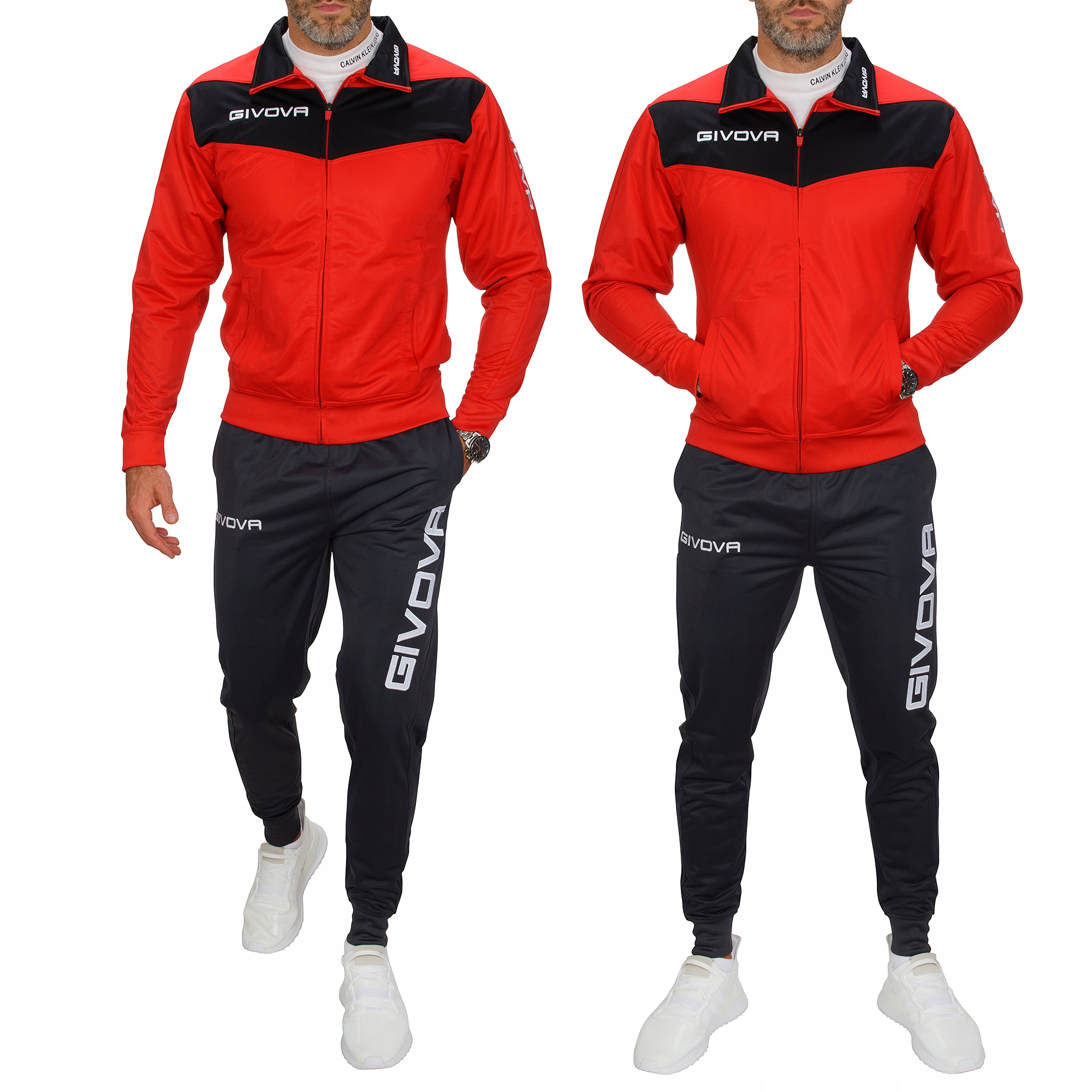 TR018-4 r. 3XL Givova Visa Męski Komplet Dresowy Sportowy Premium