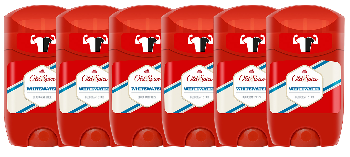 6 x Old Spice Whitewater deodorant tyčinka 50 ml