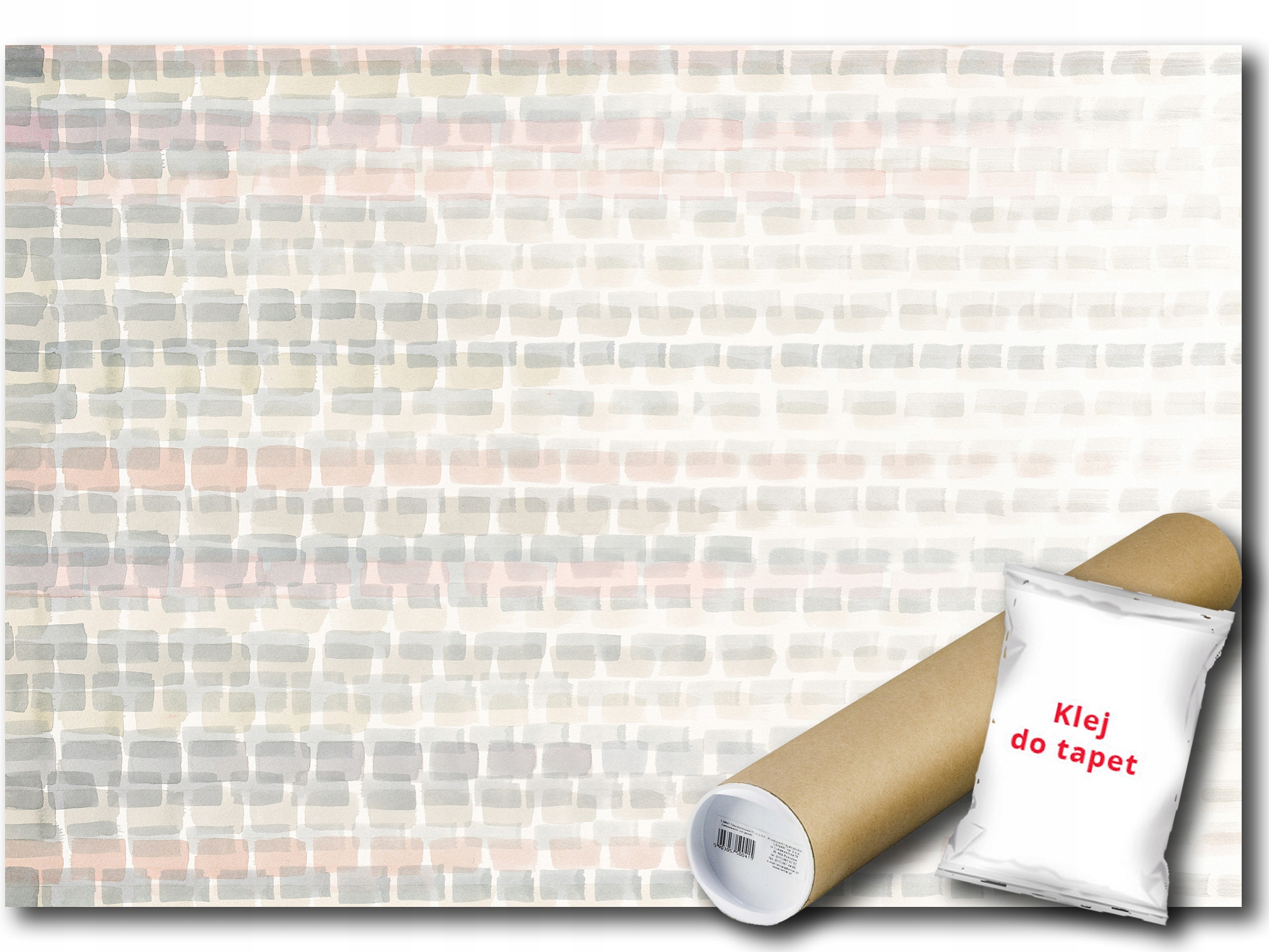 Fototapeta Vinylová Abstrakcia Geometria Vzor Pastelky Akvarel 368x254