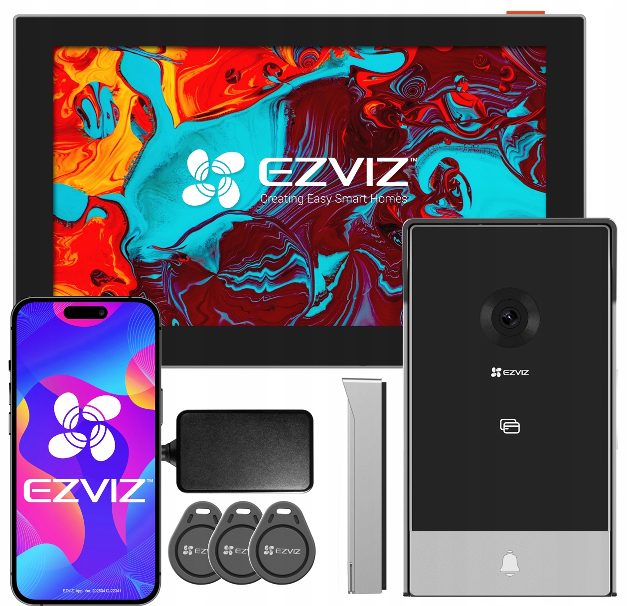 Dofomon Video Ezviz CP7 2-ŽILOVÁ Aplikácia Brána Čítačka Kamera