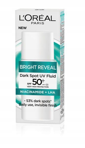 Loreal Bright Reveal Fluid Redukující Pigmentové Skvrny Spf 50+ 50 ML