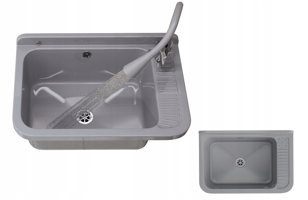 Technický Dřez Šedá Komora Velká Šedá Sada Flexibilní Baterie