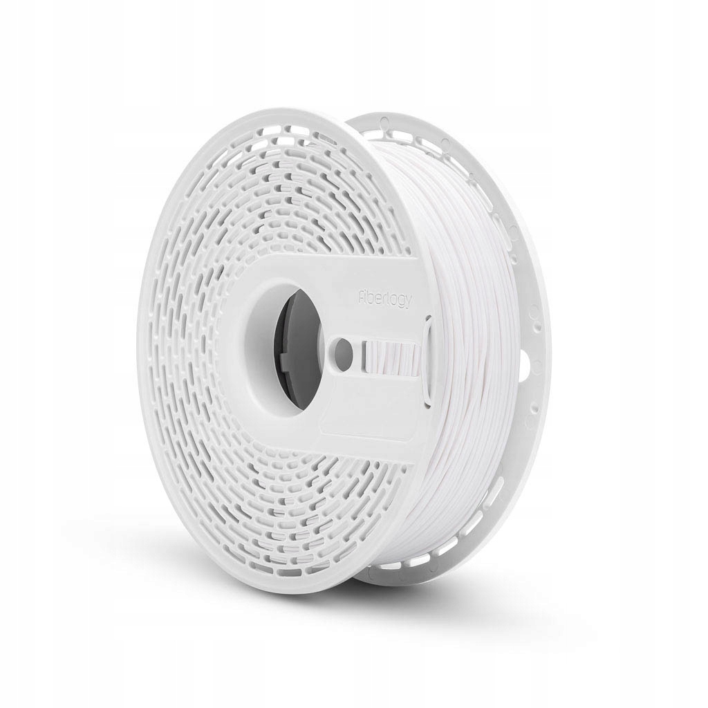 Filament pro 3D tiskárny Fiberlogy Pctg, bílá barva, 1,75 mm, 1 kg