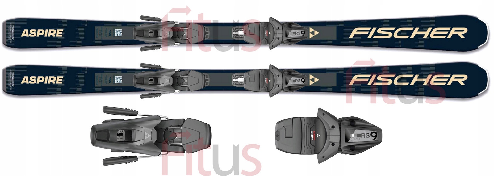 Fischer 2027 Narty Zjazdowe Damskie Aspire Lite Slr Pro RS9 Gw A30626 145