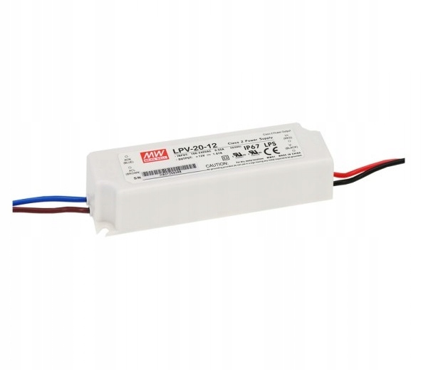 

Zasilacz Led 12V 1,67A 20W Mean Well LPV-20-12