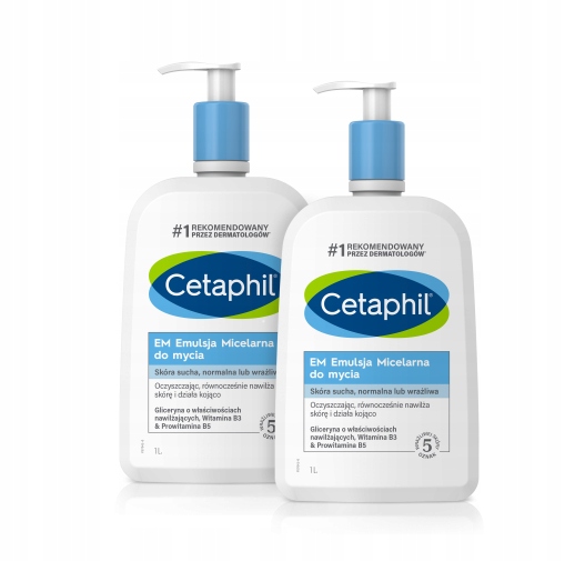 

Zestaw Cetaphil Em Emulsja micelarna 1L duopack