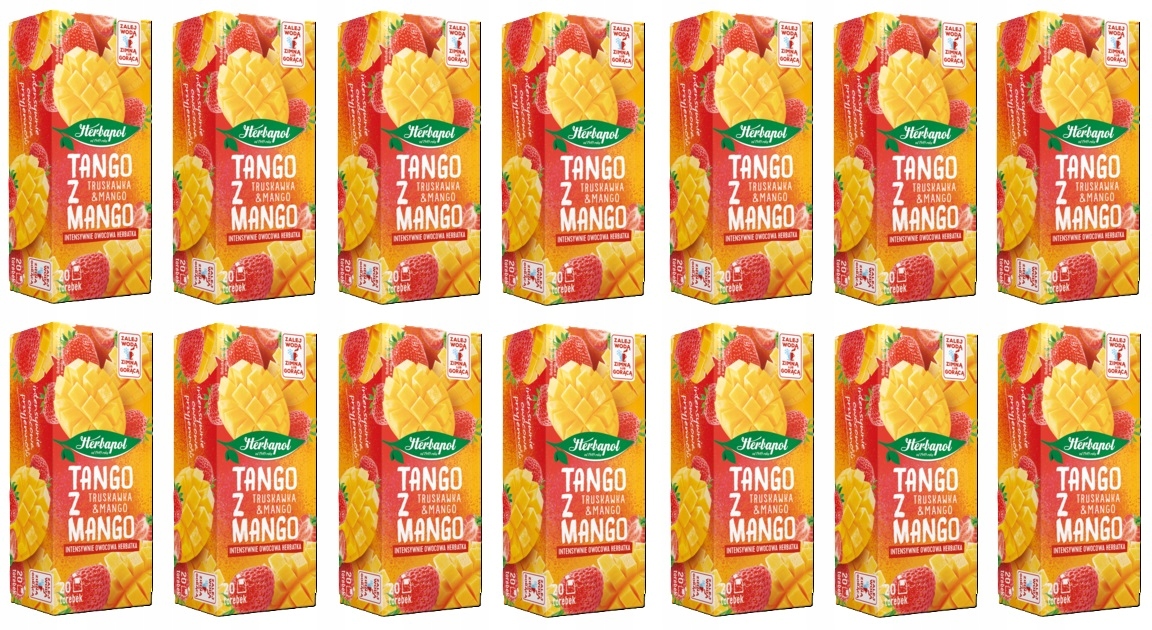 14x 40g Herbapol Tango z mango herbata 20tb Karton