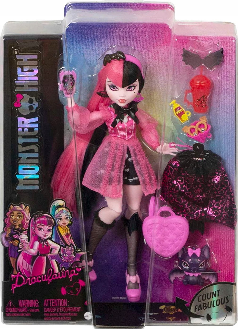 

Upiorni Uczniowie Monster High Lalka Draculaura