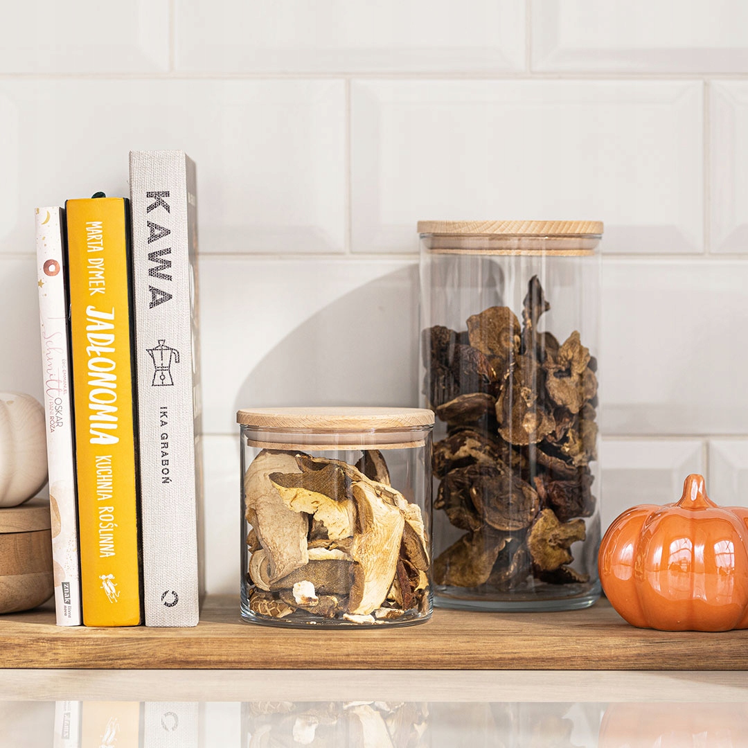 SŁOIKI POJEMNIKI Szklane Do Kuchni Spiżarni NA ŻYWNOŚĆ Komplet 3x680ml 10cm Marka Trend For Home