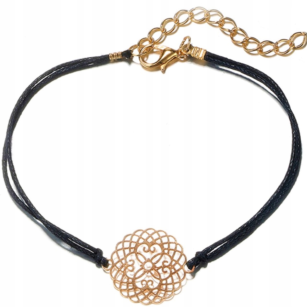 

Bransoletka czarna na rękę,