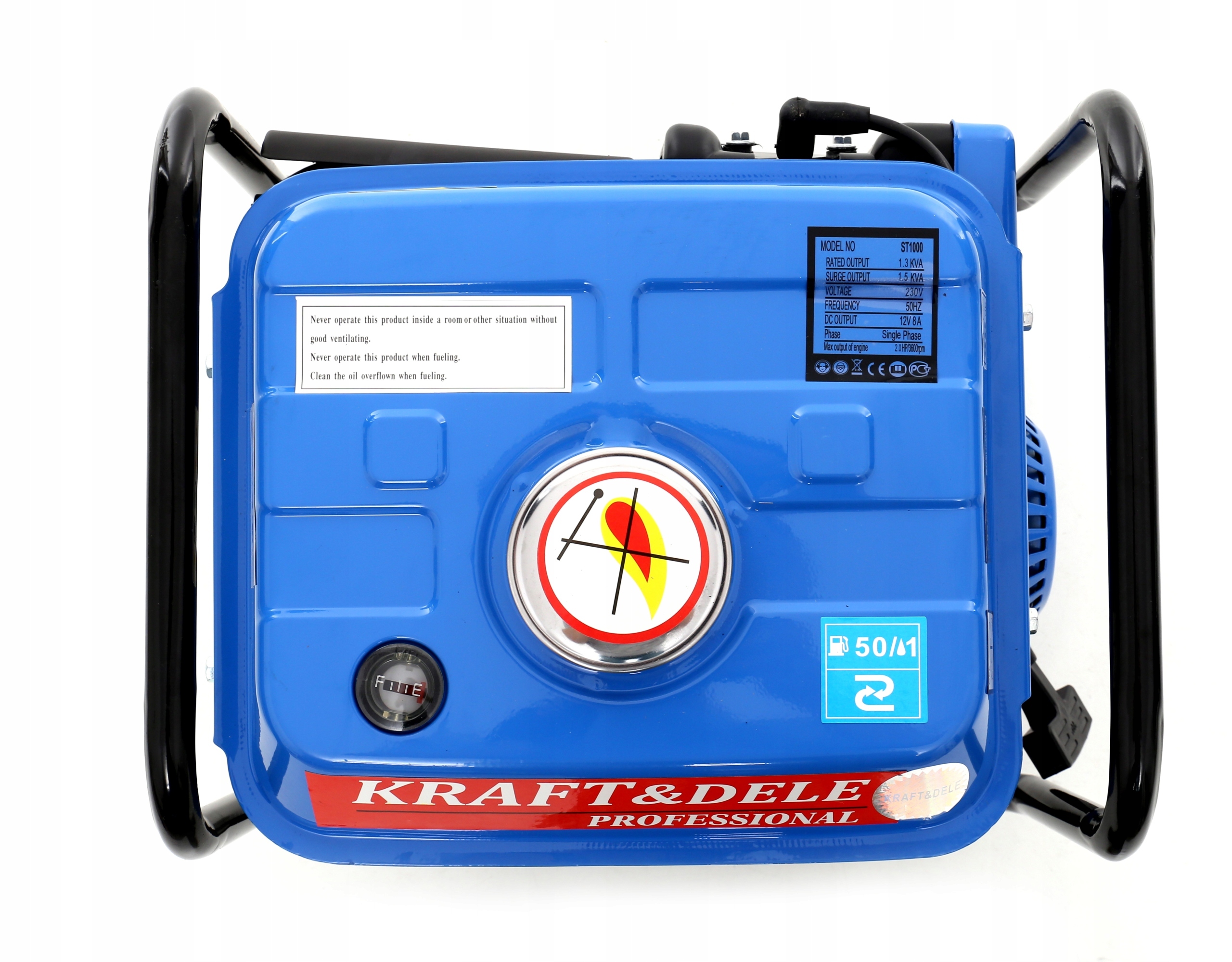 AGREGAT PRĄDOTWÓRCZY JEDNOFAZOWY 1200W PRZENOŚNY GENERATOR PRĄDU BENZYNA Rodzaj przenośny