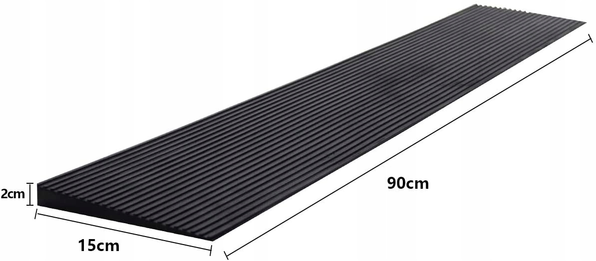 Пороговая рампа резиновые инвалидные коляски 91X15X2