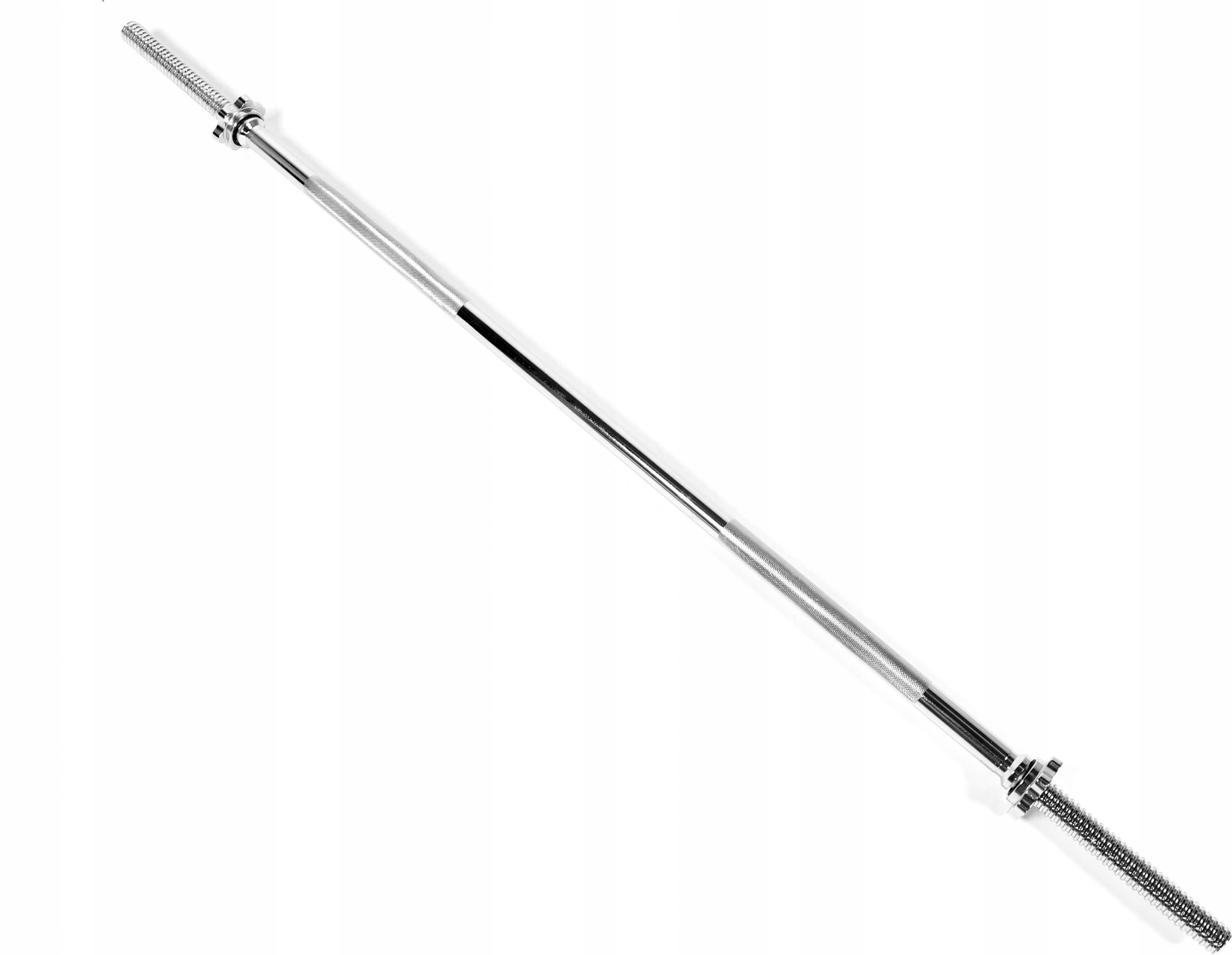 Gryf prosty Sztanga 180cm 28 mm Gwintowany Stalowy Zaciski Zipro