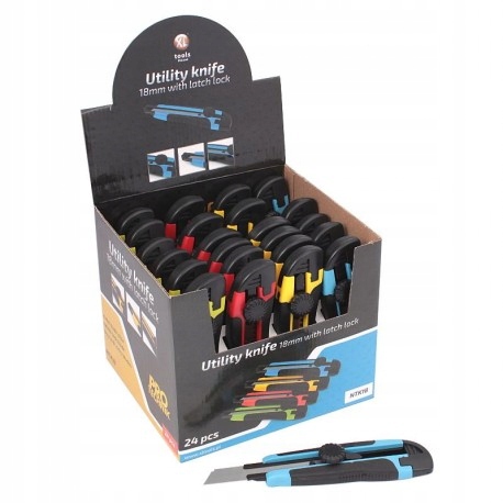 

Nóż Uniwers 18MM Profi Kółko Schowek EKSPOZYT-24SZ