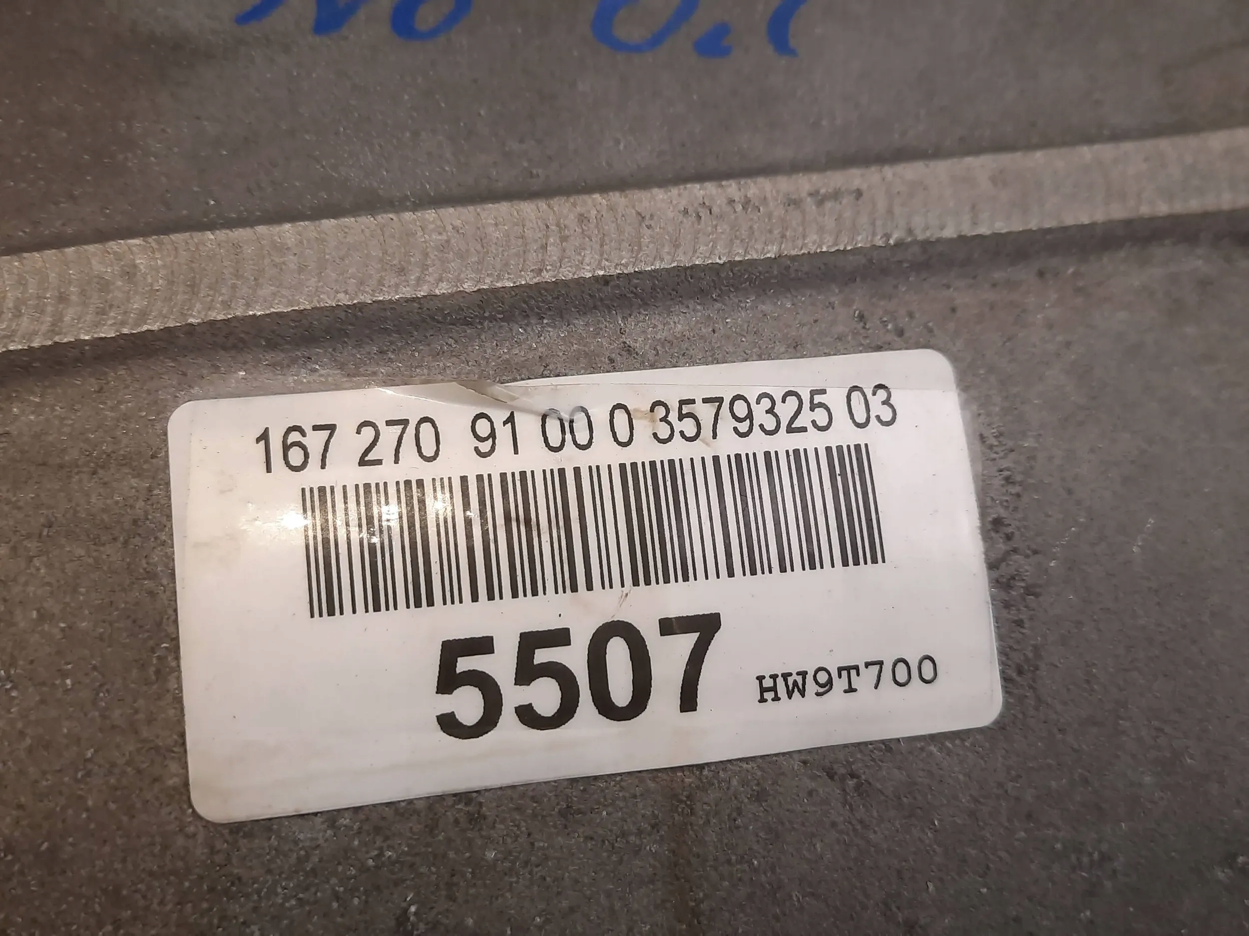 Mercedes-Benz GLE W167 2.0 HYBRYDA SKRZYNIA 725037 Numer katalogowy części 725037