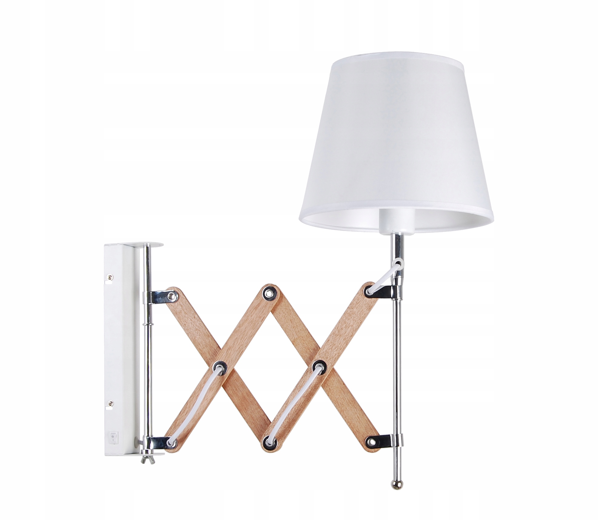 Nástenné svietidlo Candellux strieborné s integrovaným Led zdrojom 60 W