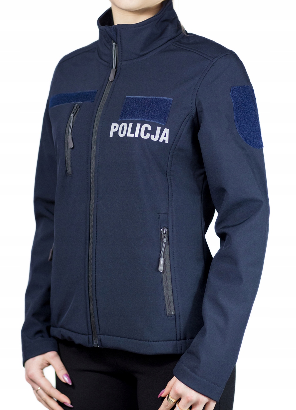 Dámská tmavě modrá policejní softshellová bunda Policie