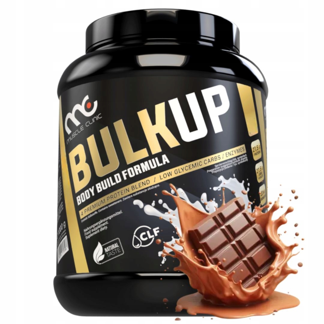 Muscle Clinic BulkUp 2700 g hmotnost wpc wph sacharidy bulk čokoláda