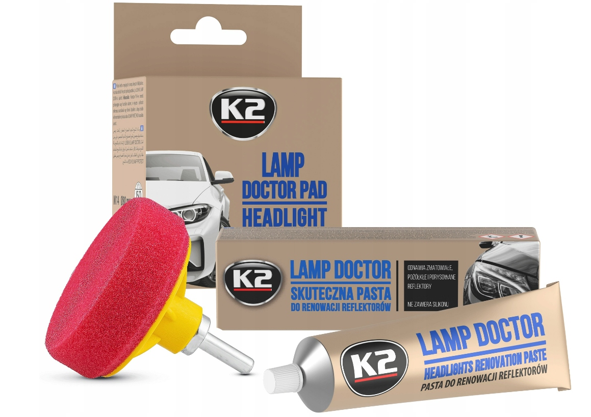

K2 Lamp Doctor Zestaw Pad Gąbka Pasta Do Lamp