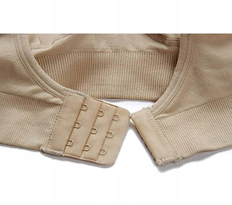 BIUSTONOSZ do karmienia STANIK ciążowy BEZSZWOWY miękki bez fiszbin L Rozmiar L