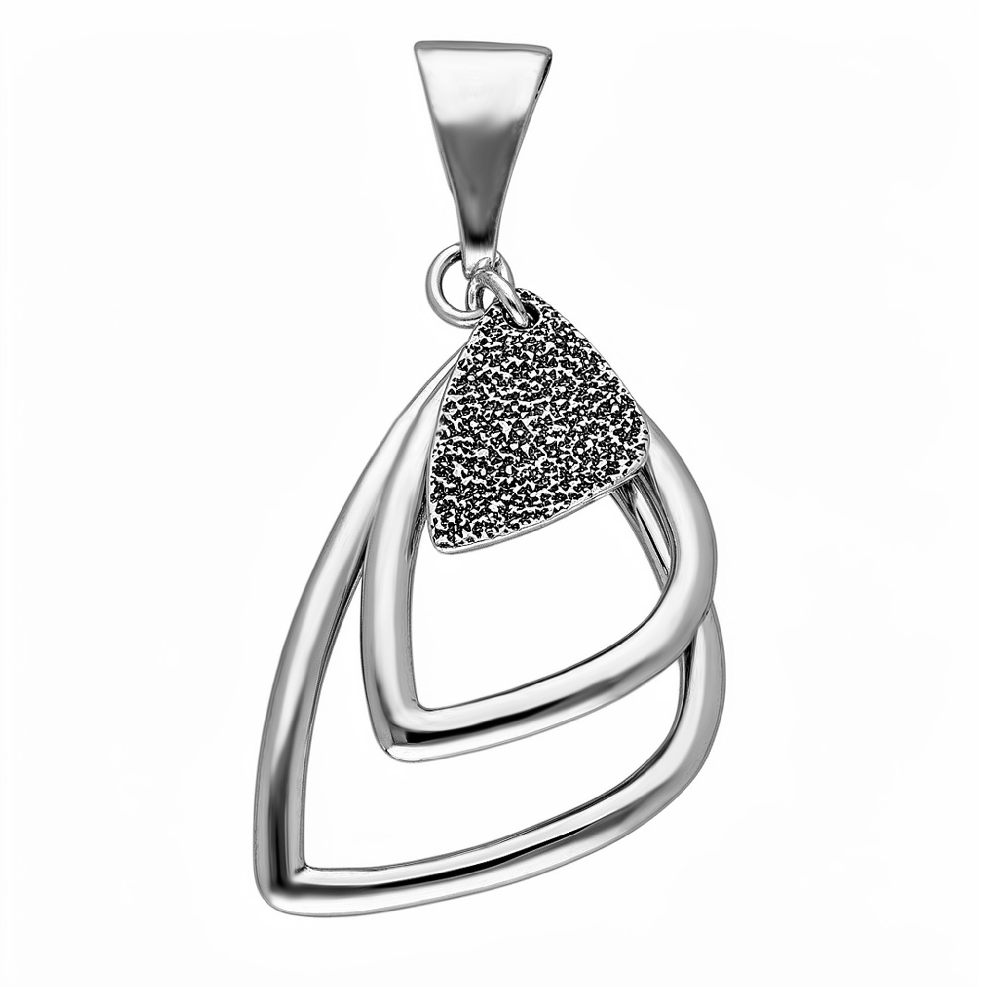 Stříbrný Ažurový Přívěsek S Oxidovaným Dámským Visorem