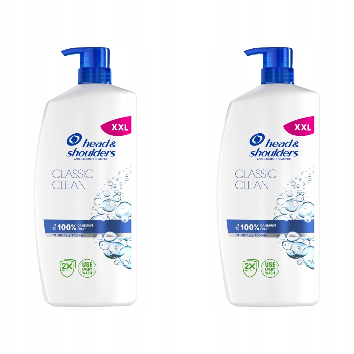 Head & Shoulders Classic Clean Szampon przeciwłupieżowy z pompką 2x800ml