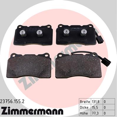 Tarcze Klocki ZIMMERMANN ALFA ROMEO GIULIETTA 330 Producent części Zimmermann