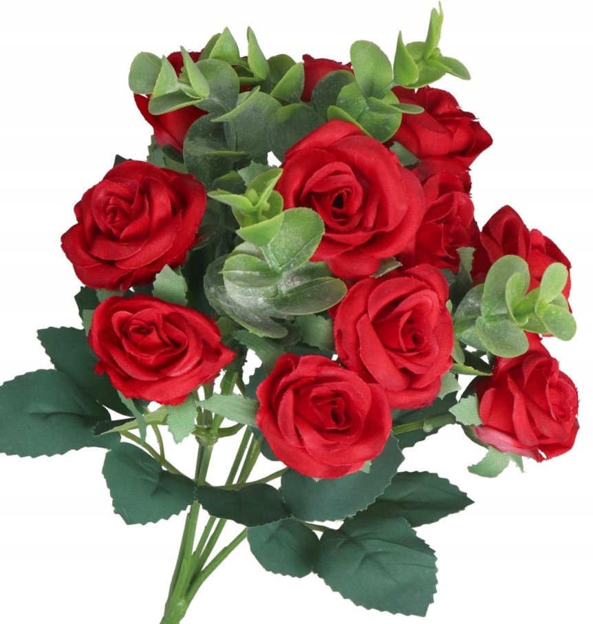 SZTUCZNE KWIATY ROŚLINY GAŁĄZKI BUKIET RÓŻ RÓŻA RÓŻE