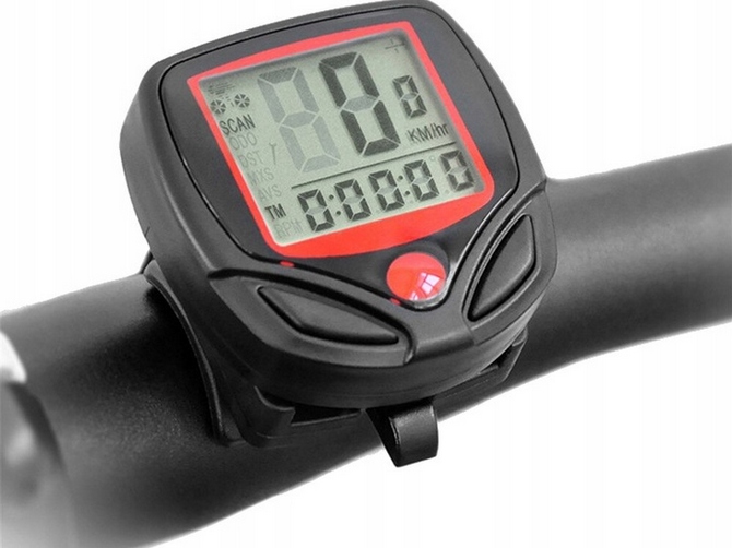 Licznik Rowerowy PRZEWODOWY WODOODPORNY LCD Roweru komputer 14 Funkcji Rodzaj przewodowy