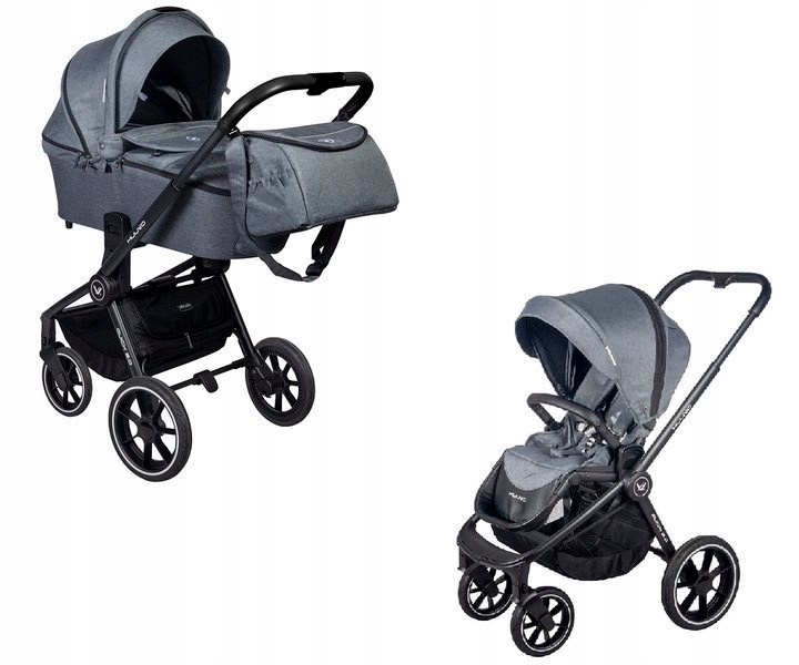 Muuvo Quick 2.0 Wózek 2w1 Graphite Carbon