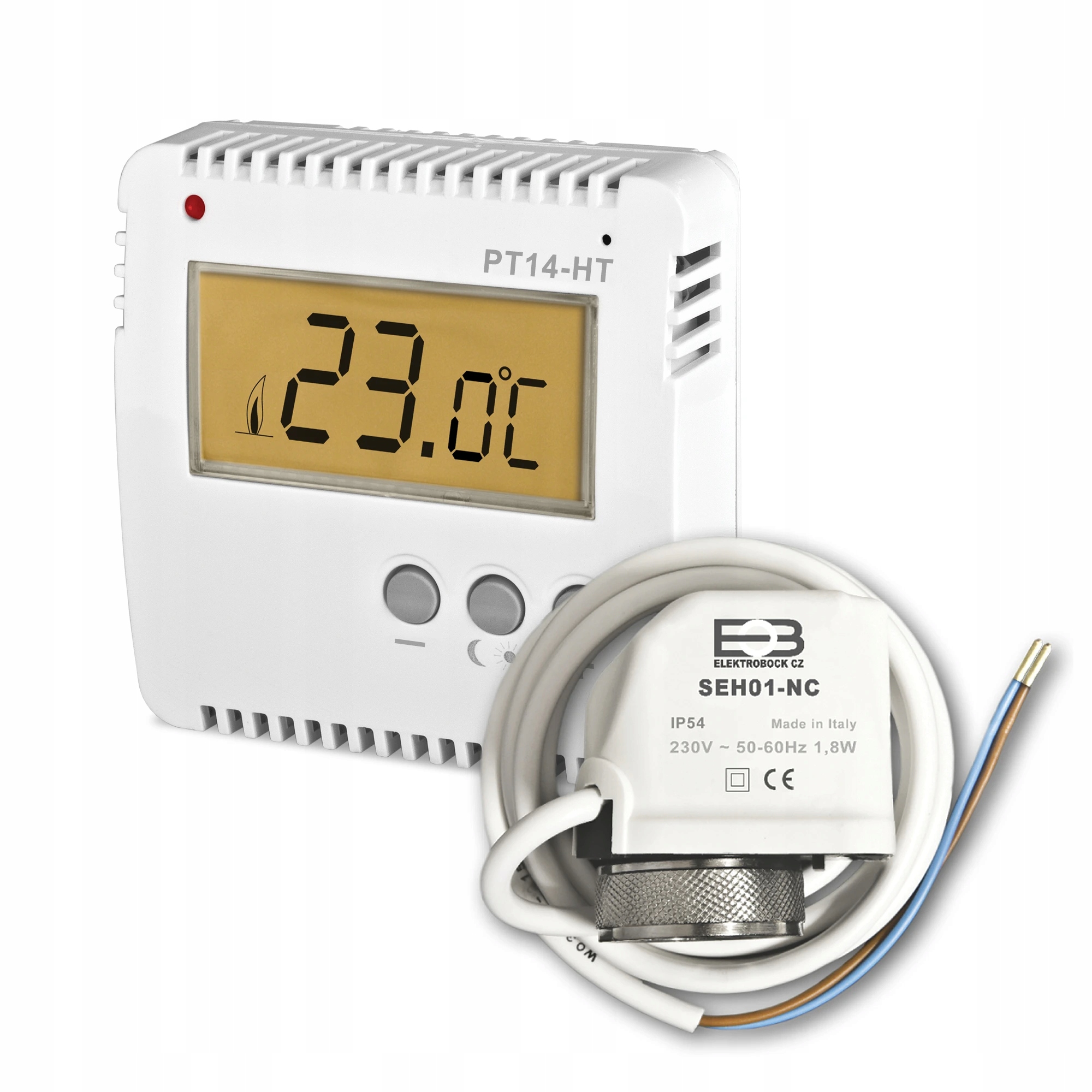 Termostat s t.e. pohonom PT14-HT-SEH