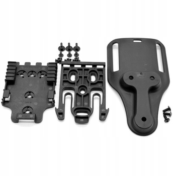 Shade Gear Quick System Qls Płetwa Short Black – szybki montaż