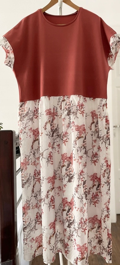 šaty Maxi Plus Size vel 48/50 Losos