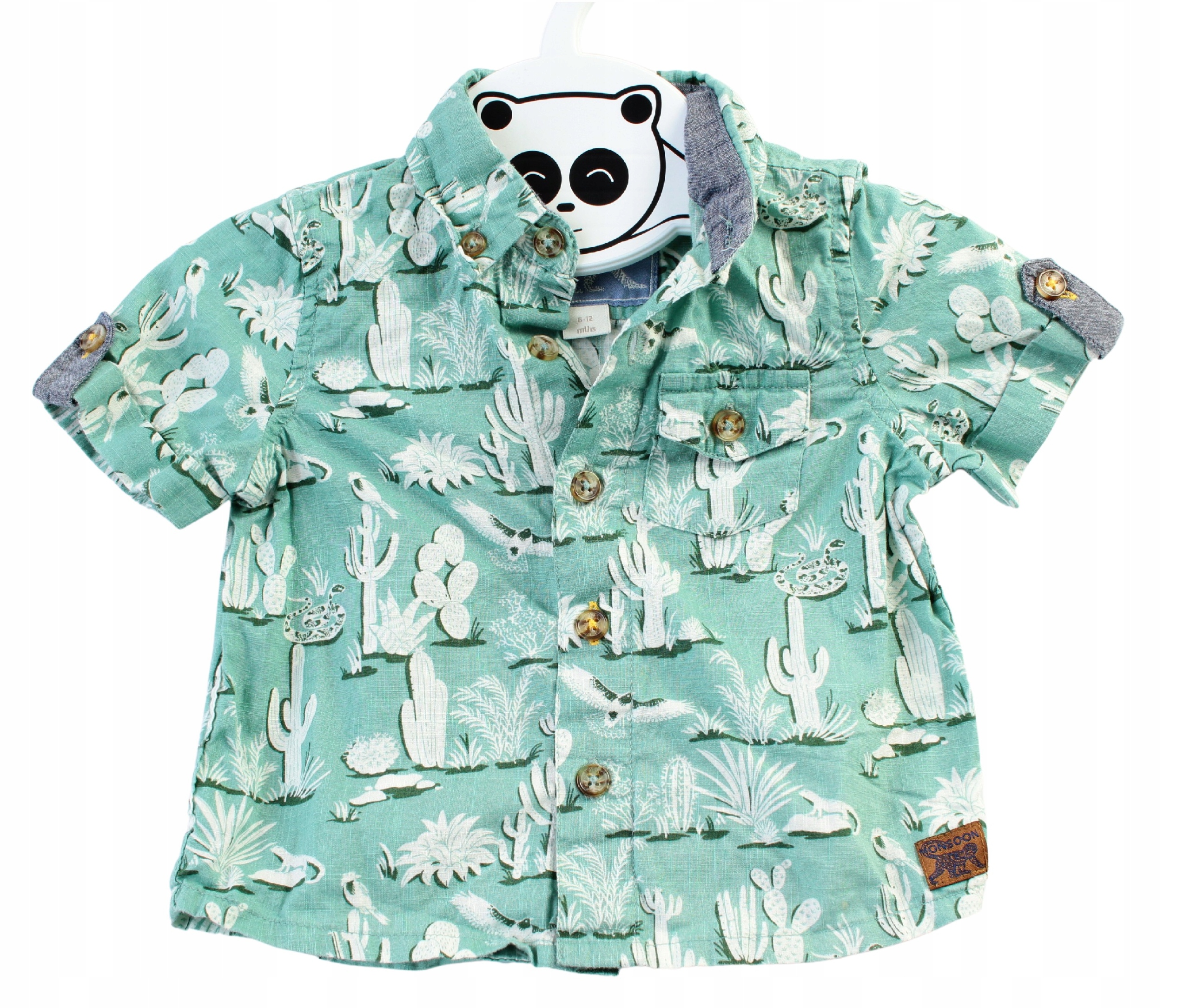 MONSOON Koszula wzory r. 6-12 m 74-80 cm